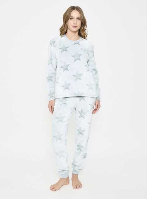 Pijama Largo Polar Térmico Comfort Sleep-0