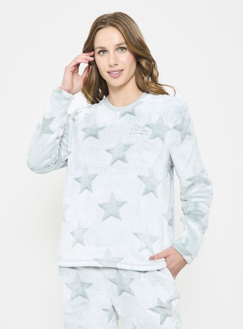 Pijama Largo Polar Térmico Comfort Sleep-2