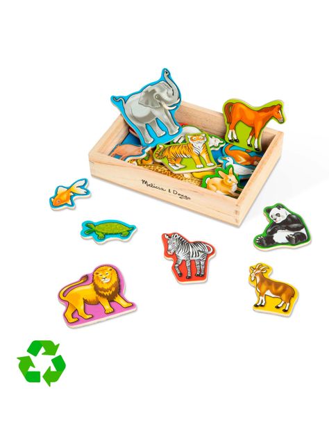 Juego de Animales Magnéticos de Madera-2
