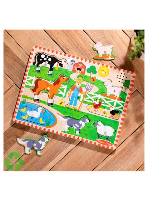 Puzzle Encaje de Madera La Granja con Sonido-3