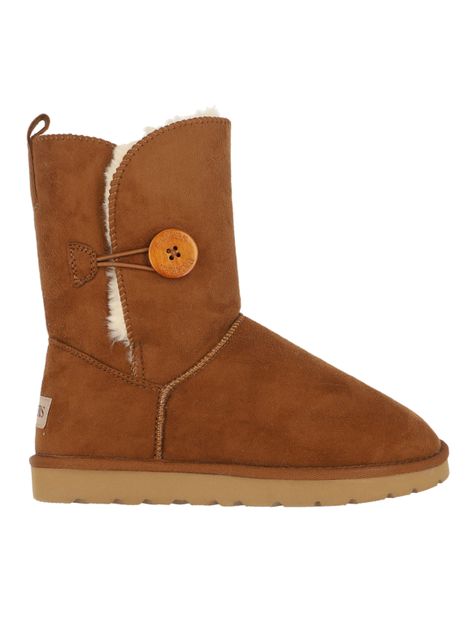 Bota Mujer Button Fiber-0