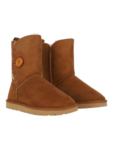 Bota Mujer Button Fiber-2