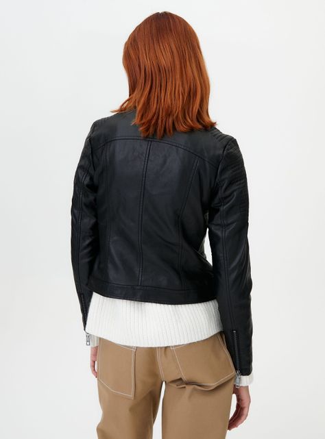 Chaqueta Visby Efecto Cuero-1