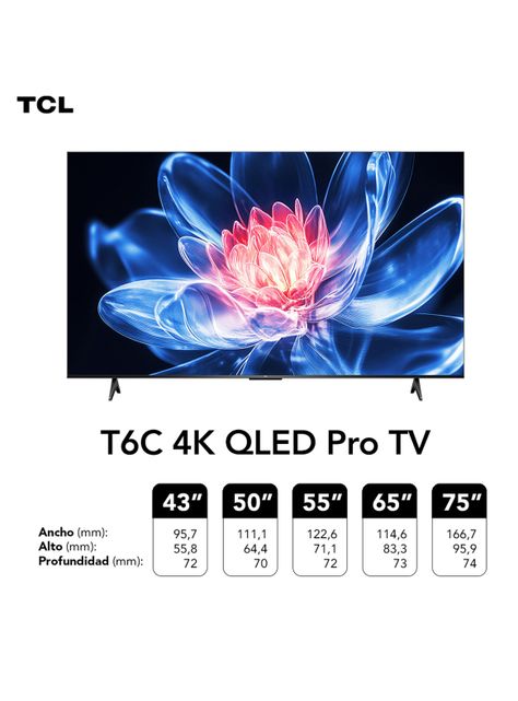 QLED Smart TV 85" 4K UHD 85T6C-10