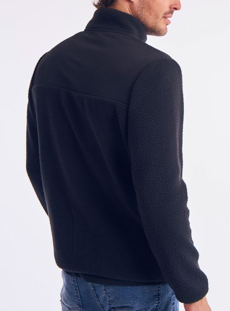 Polerón Sherpa Cuello Alto Fullzip-1