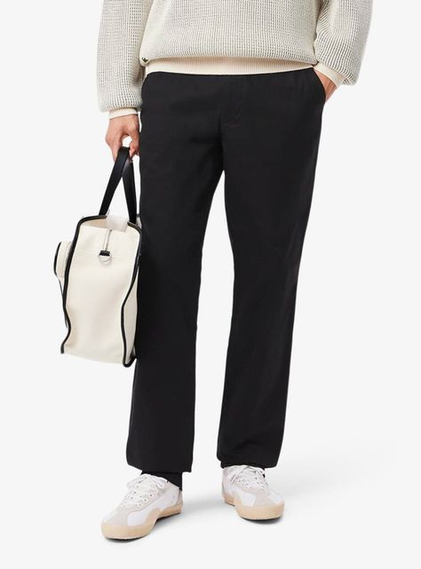 Pantalón Liso Casual Regular Fit-0