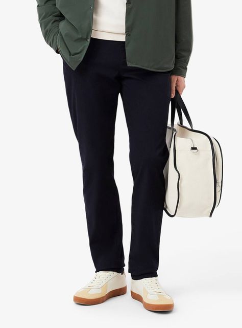 Pantalón Tiro Medio Slim Fit-0