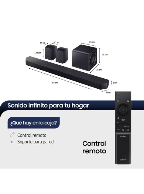 Soundbar Q-Series HW-Q930F 9.1.4 Subwoofer & Rear Speaker 2025-1
