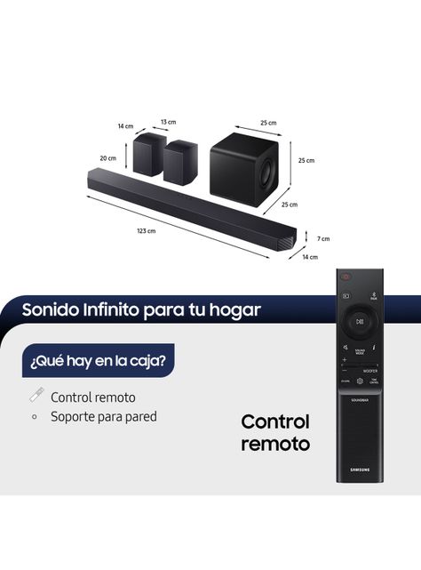 Soundbar Q-Series HW-Q990F 11.1.4 Subwoofer & Rear Speaker 2025-1