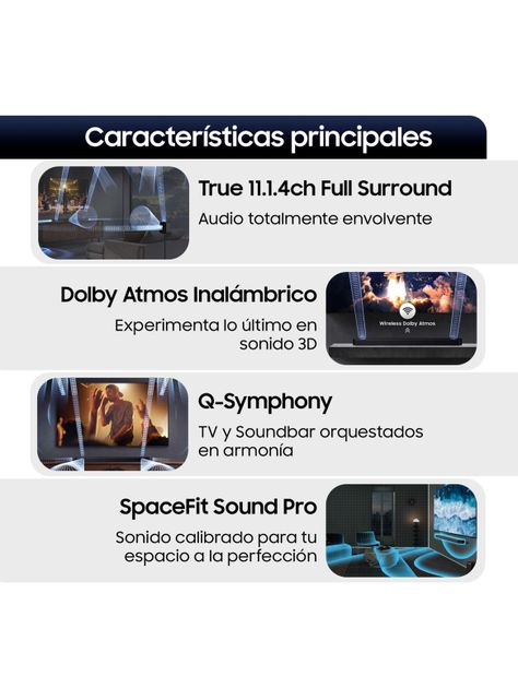 Soundbar Q-Series HW-Q990F 11.1.4 Subwoofer & Rear Speaker 2025-3