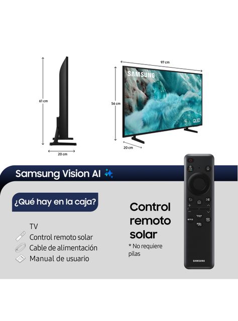 QLED Smart TV 43" 4K Vision AI Q7FA 2025-1