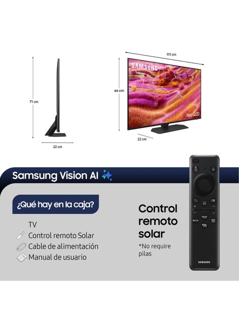 Neo QLED 50" 4K Vision AI Smart TV 2025 QN90F-1