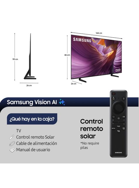 OLED Smart TV 65" 4K Vision AI 2025 S85F -1