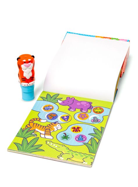Estampador Wow con 300 Stickers Tigre-1