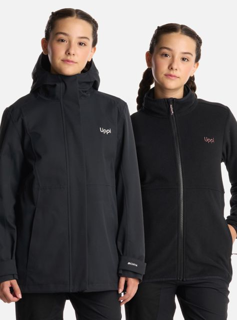 Chaqueta Lake Fusion 3 B-Dry Hoody Jacket Niña-0
