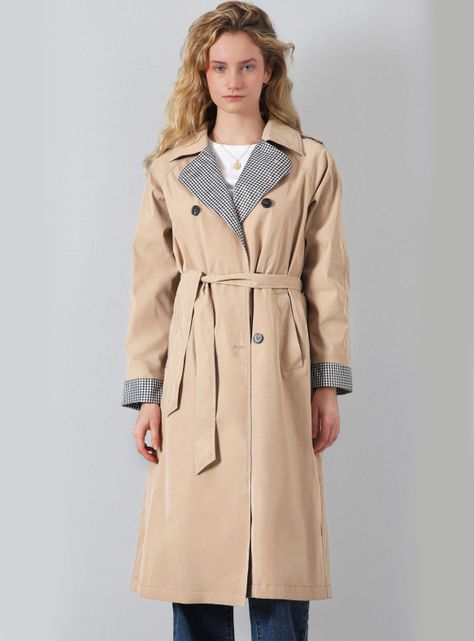 Abrigo Trench Vichy-0