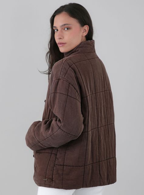Chaqueta Acolchada Cintas-1