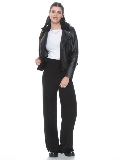 Chaqueta Cuero Ecológico Desmontable de Chiporro-3