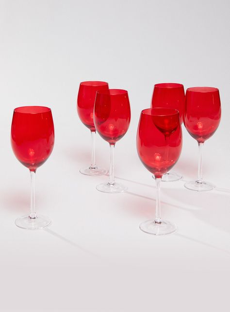 Set 6 Copas Rojas 490 ml-3