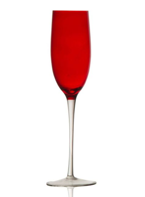 Set 6 Copas Rojas Flauta 215 ml-1