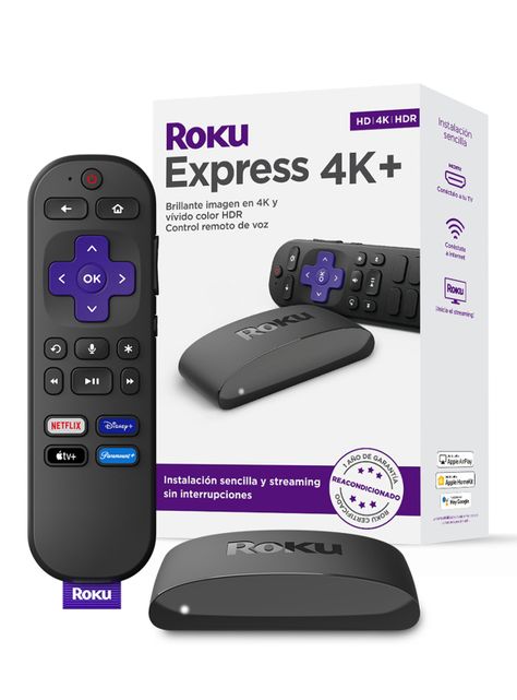 Roku Express 4K+ Reacondicionado-0