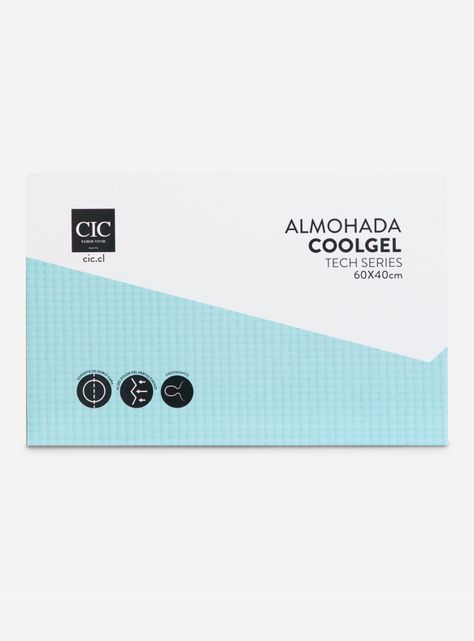 Almohada Viscoelástica Cool Gel Tech Series 60 x 40 cm-4