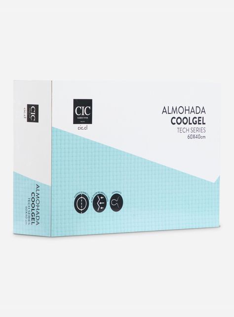 Almohada Viscoelástica Cool Gel Tech Series 60 x 40 cm-5