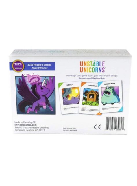 Juego de Mesa Unstable Unicorns Base-1