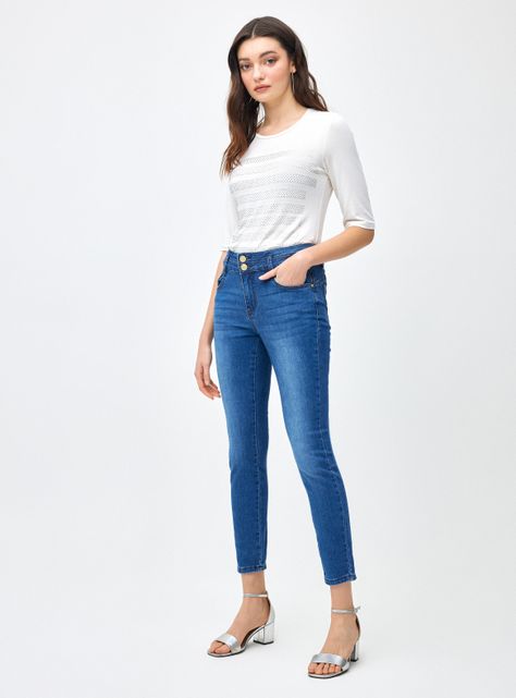 Jeans Skinny Básico-1