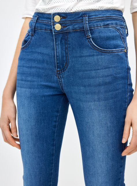 Jeans Skinny Básico-0