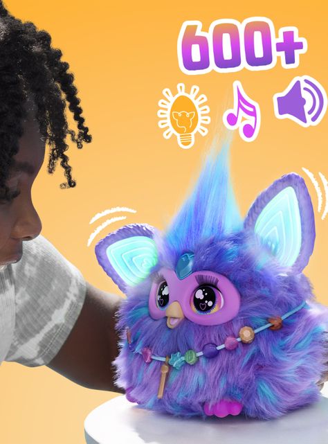 Peluche Furby Morado-5