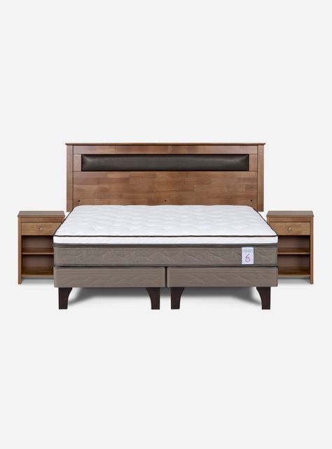 Cama New Style 6 King + Set Muebles Ferrara-1