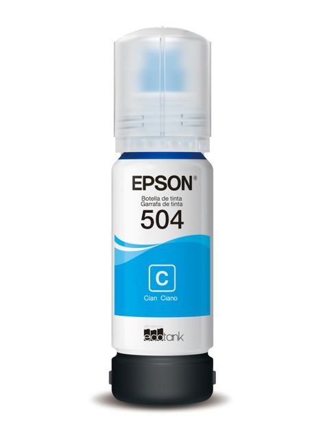 Tinta Epson T504 Celeste-0