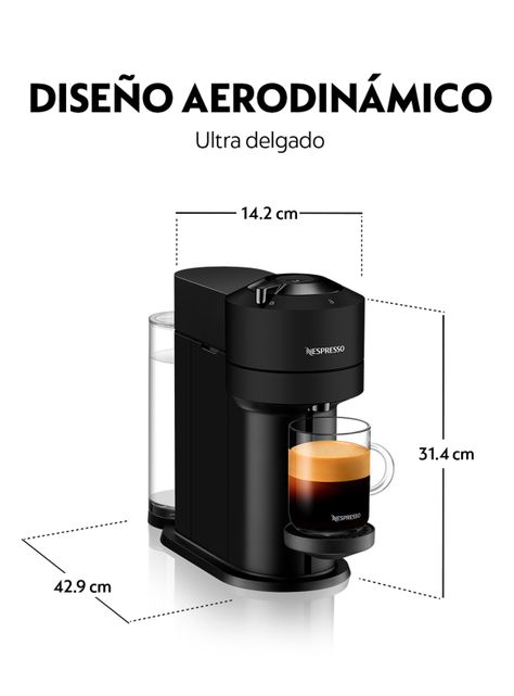 Cafetera de Cápsulas Vertuo Next Negra Mate -1