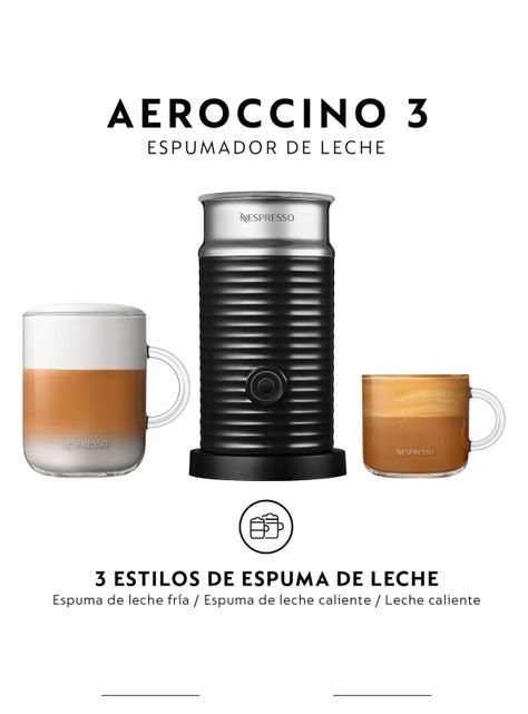 Cafetera Vertuo Next Gris + Espumador de Leche-3