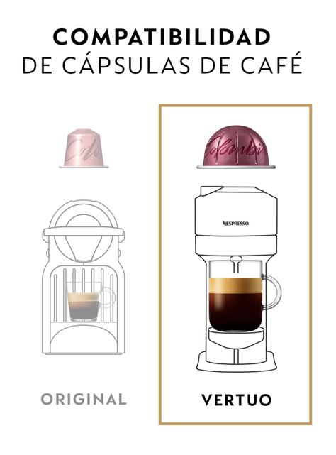 Cafetera de Cápsulas Vertuo Next Negra + Espumador de Leche Aeroccino 3-8