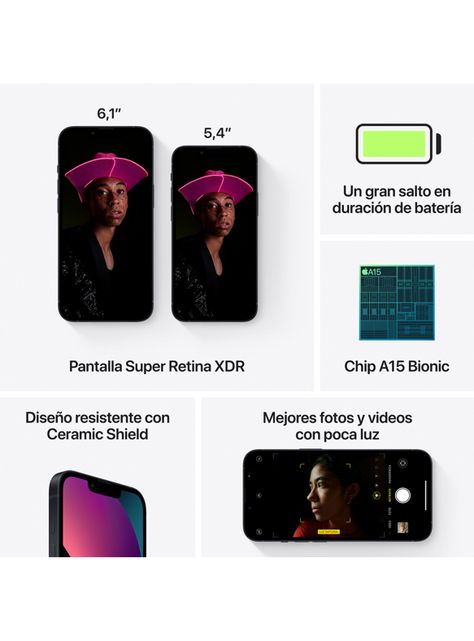 iPhone 13 128GB 6.1" Negro Liberado-7