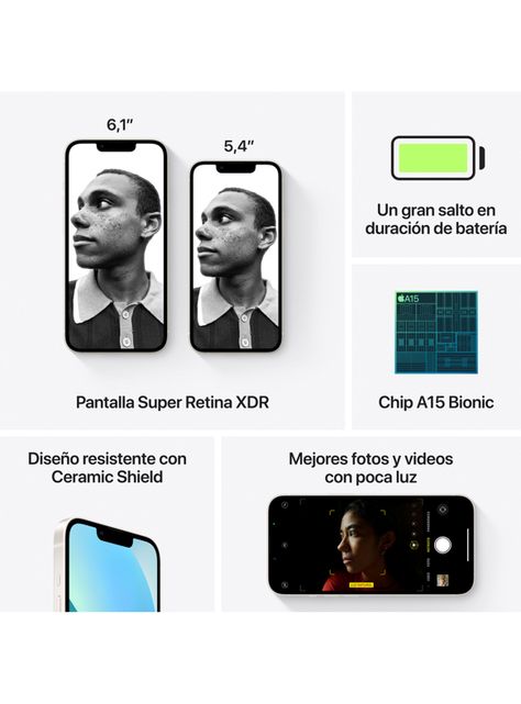 iPhone 13 128GB 6.1" Blanco Estelar Liberado-7