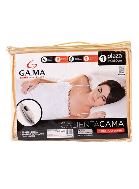Calientacama 1 Plaza Single 150x80 cm -2