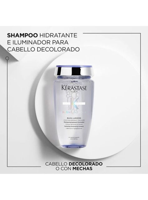 Set Cabello Rubio o Decolorado Blond Absolu Shampoo 500ml + Acondicionador 200ml Kérastase-1