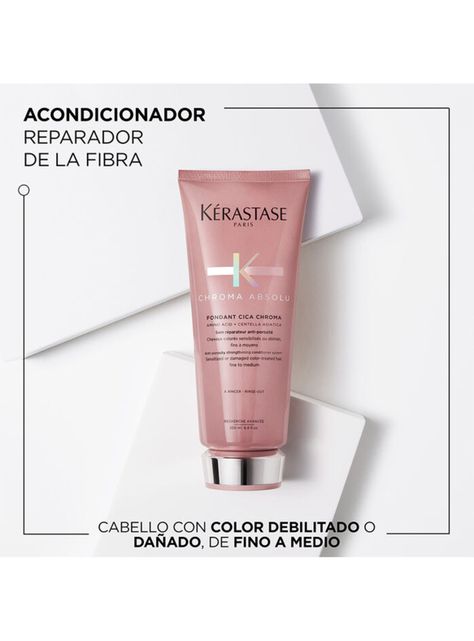 Set Cabello con Color Chroma Absolu Shampoo 500ml + Acondicionador 200ml Kérastase-2