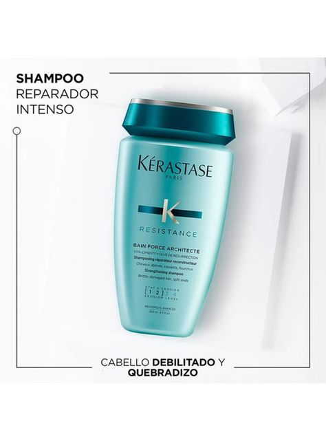 Set Cabello Debilitado Resistance Shampoo 500ml + Acondicionador 200ml Kérastase-2