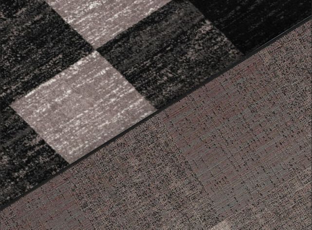 Alfombra 150 x 200 cm Idetex Frize Carved D4 Negro-1