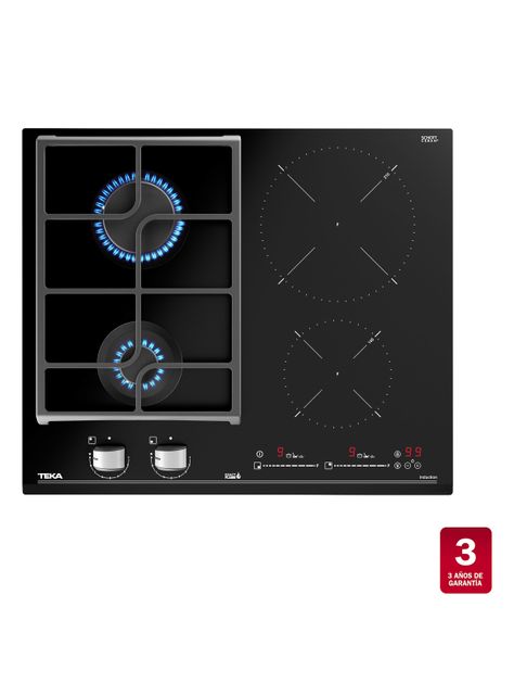 Kit Empotrable Horno HSB-635 + Encimera Hibrida Gas-Inducción JZC64322 + Campana DBB60 Negra-2