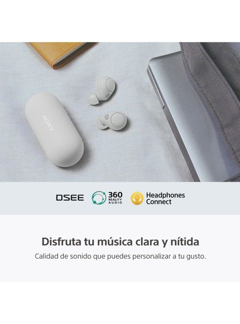 Audífonos Bluetooth Noise Cancelling WF-C700N Blanco-3