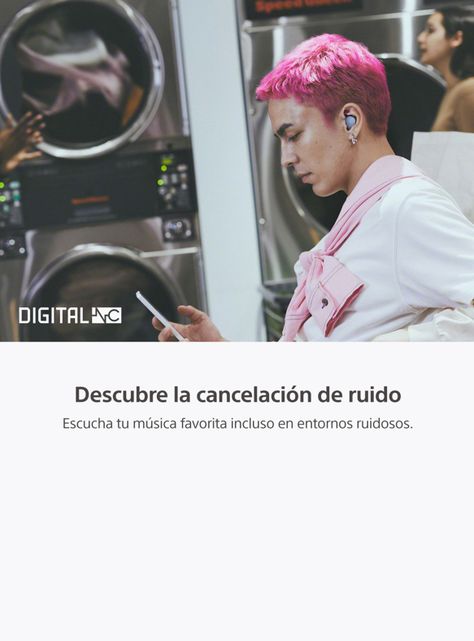 Audífonos Bluetooth Noise Cancelling WF-C700N Violeta-4