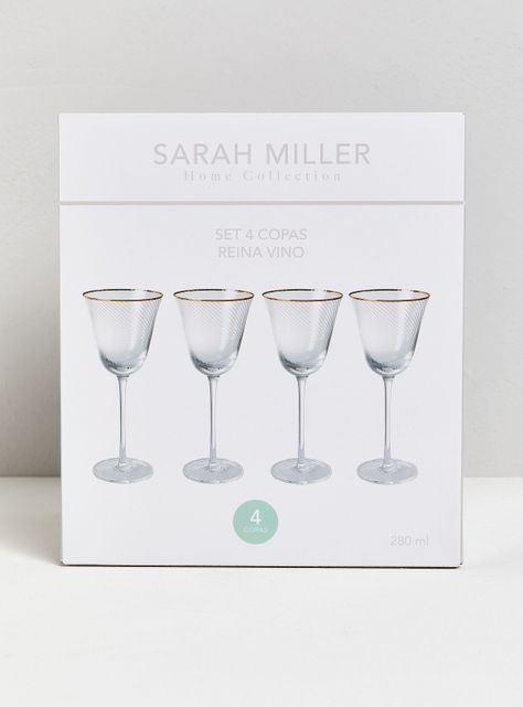 Set 4 Copas Vino Reina 300 ml-3