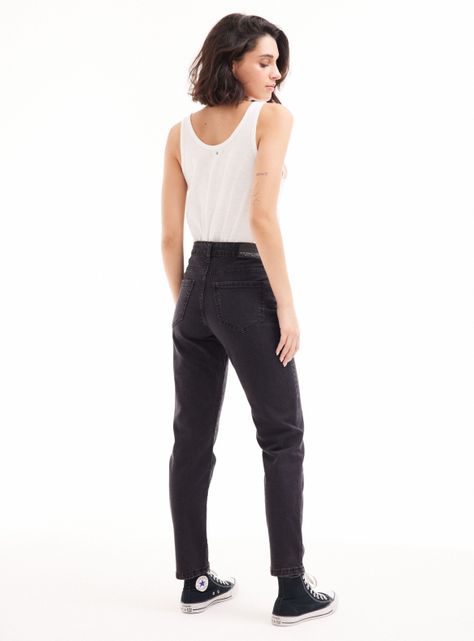 Jeans Básico 5 Bolsillos Mom-11