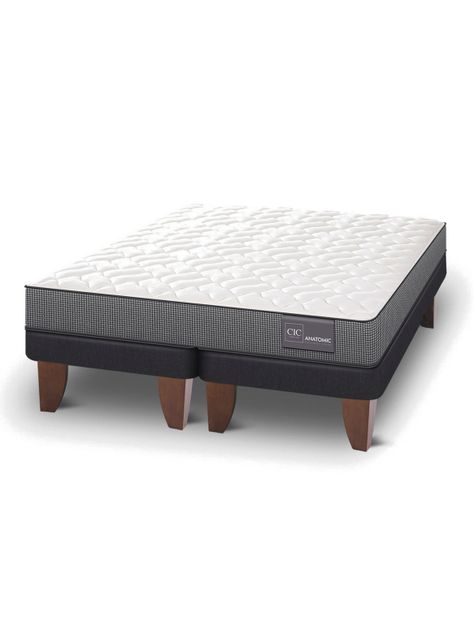 Cama Europea Anatomic 2 Plazas Base Dividida-0