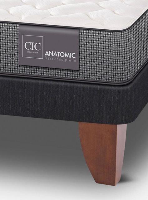 Cama Europea Anatomic 2 Plazas Base Dividida-3